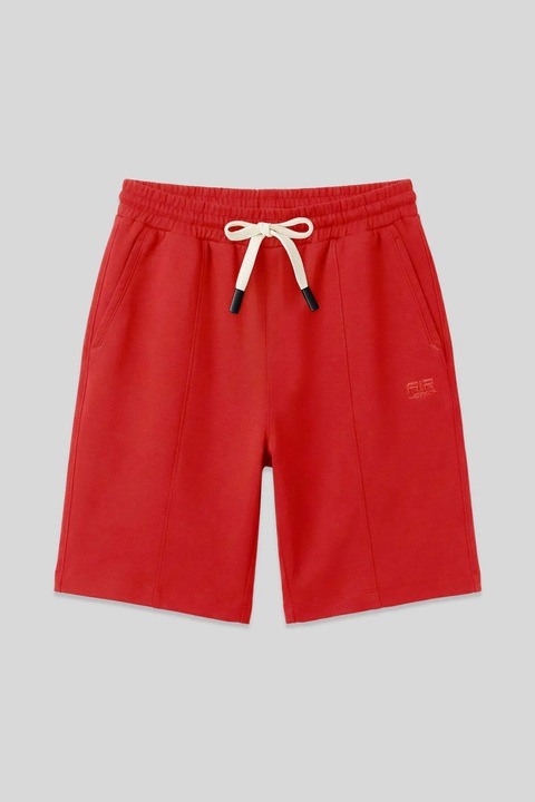Pantaloni scurti, Barbati, Pantaloni scurti de trening TOMMY din amestec de bumbac pentru barbati, Rosu, M INTL