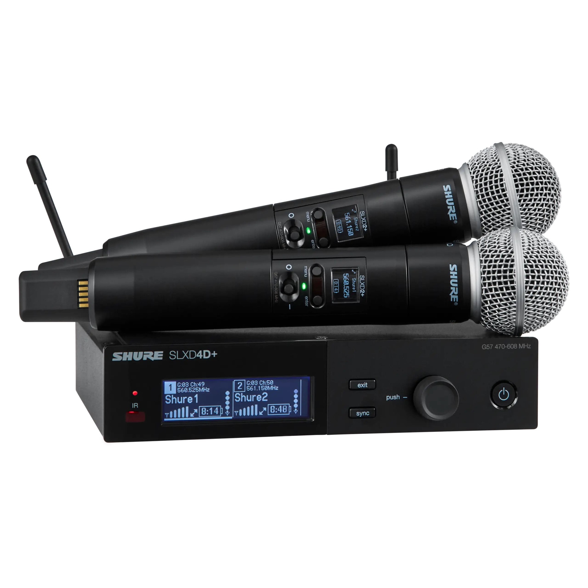 Microfon Wireless Profesional Shure SLX 2/Beta 58 A Cu Statie SLX