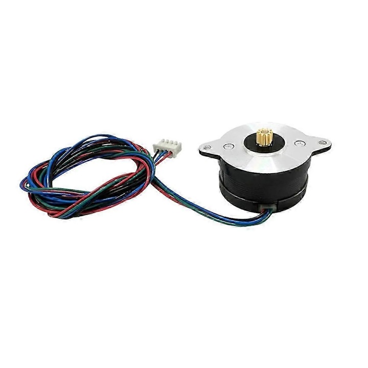 NEMA14 36mm léptetőmotor Voron 2.4 Orbiter Minihez, palacsinta, 2 fázisú 1.8°, 1.0A áramerősség, fekete/ezüst, 1 darab
