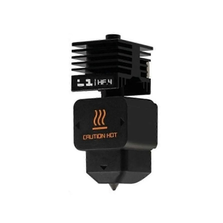Integrált nyomtatófej, 0.4mm, fekete fém, 3D
