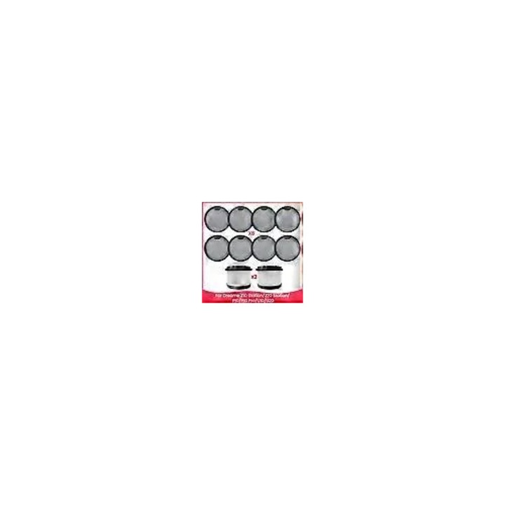 Set 10 bucati, Filtre HEPA pentru Dreame Z10 Station/Z20 Station/P10/P10 Pro/U10/U20, reutilizabile, 8 prefiltre + 2 postfiltre, alb/negru