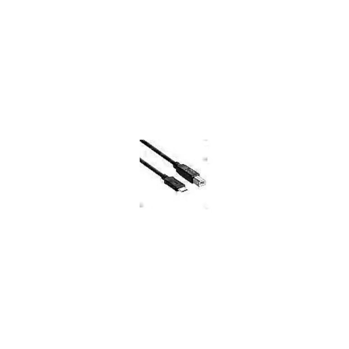 USB Type-C към USB 2.0 Type-B кабел, 1м, черен