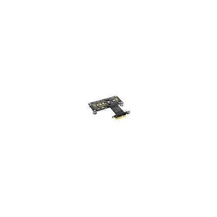 Cablu extensie M.2 NVMe la PCIe 4X cu ventilator racire 10cm