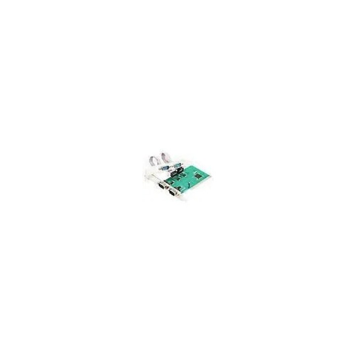 PCIe серийна и паралелна платка/карта, 4 порта RS232 + LPT, поддържа RS232/RS485/RS422, скорости до 16 Mbps/порт, зелен, 1 комплект