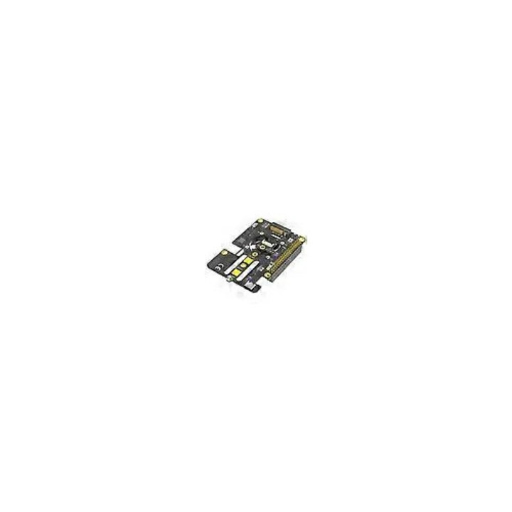 Adaptor M.2 NVMe la PCIe, placa de extensie 3-in-1 pentru SSD NVMe lung, cu ventilator de racire si LED cu decolorare automata, compatibil universal male/female, negru, 56x85 mm, 1 buc
