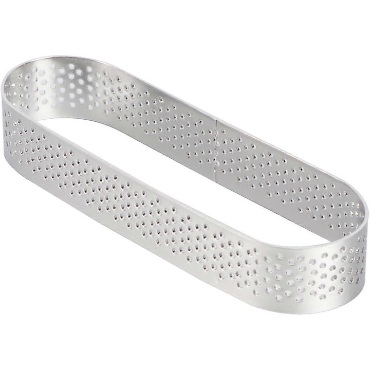 Perforált mini süteménygyűrű, kerek, tartós, 1 db