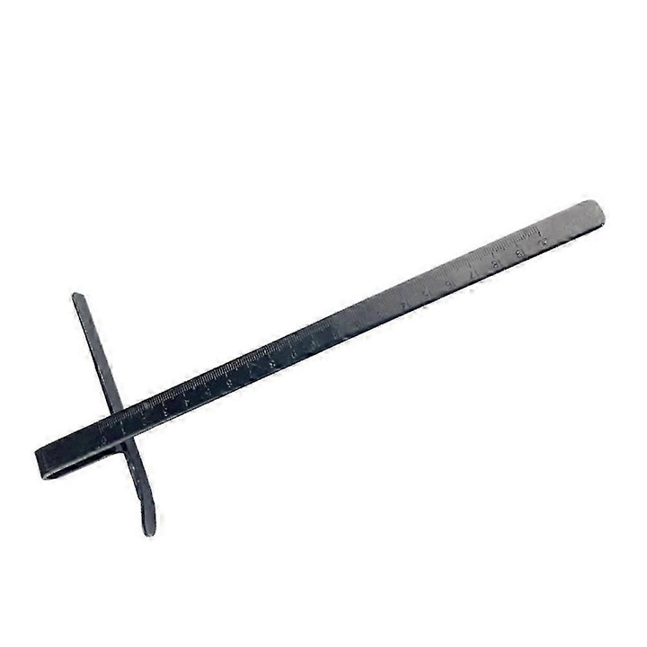 Rigla de ghidare/limitator 260x120mm pentru ferastrau circular 7 inch, metal, pentru taieri drepte si precise, negru, 1 buc