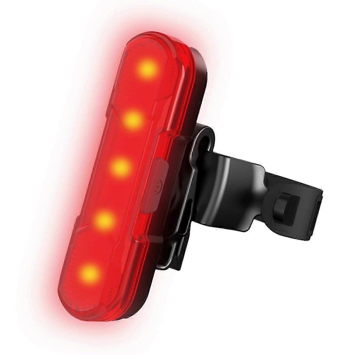 Kajak navigációs fény, újratölthető LED lámpa, USB töltés, IPX6 vízálló, 240°-os látószög, Többszínű, 1 db