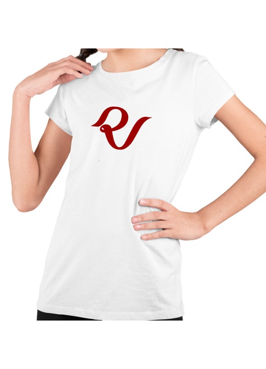 Gyerek Lány Póló Red Velvet Merch Kpop, Fehér