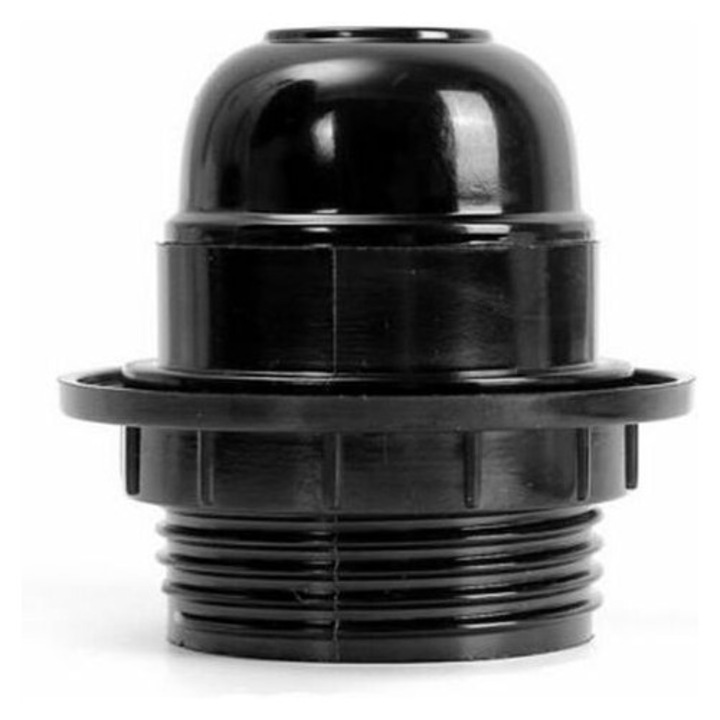 Комплект 4 фасунги E27 HERUSI черни 58x58mm