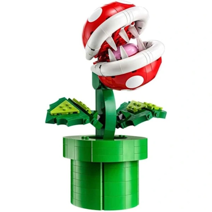 Конструктор 585 части, растение Пираня Super Mario, многоцветен