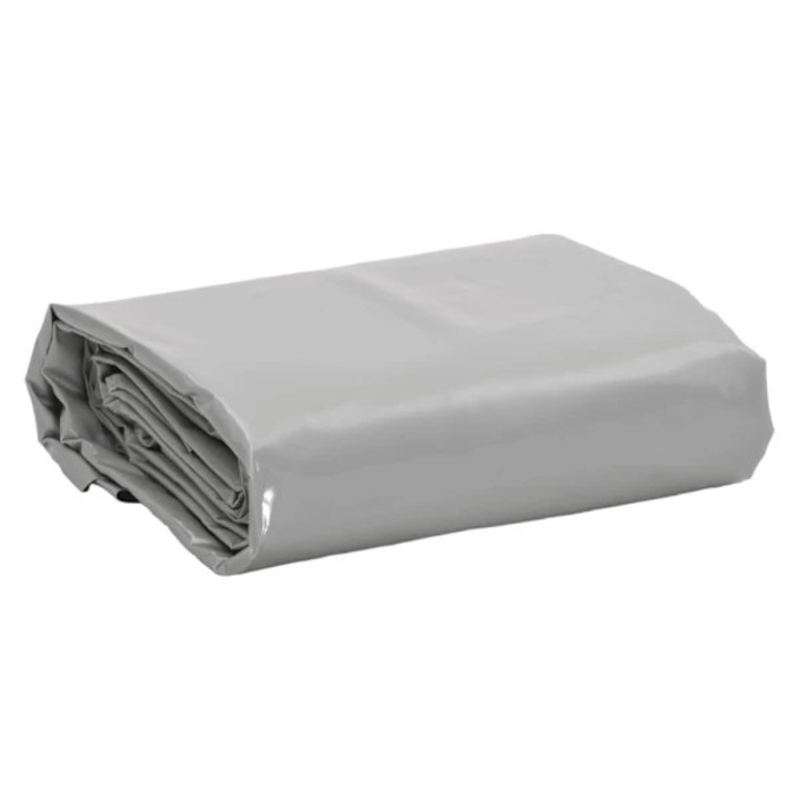 Prelata / plandeka, panza cu acoperire pvc, 650 g/m², rezistenta la apa si UV, gri, 3 x 4 m