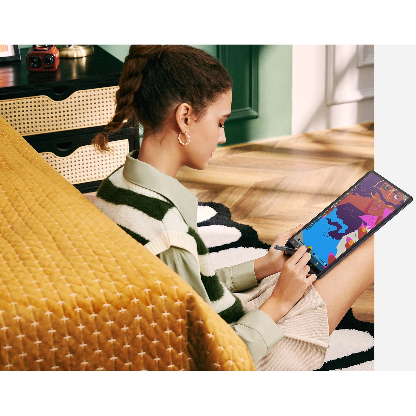 Tableta XP-Pen Magic Drawing Pad 12.2" (GEN2) Display 2K FHD, Stylus X3 Pro, 16K Nivele Presiune, X-Paper Display, Android 14, 256GB ROM, Wi-Fi, Include husa silicon