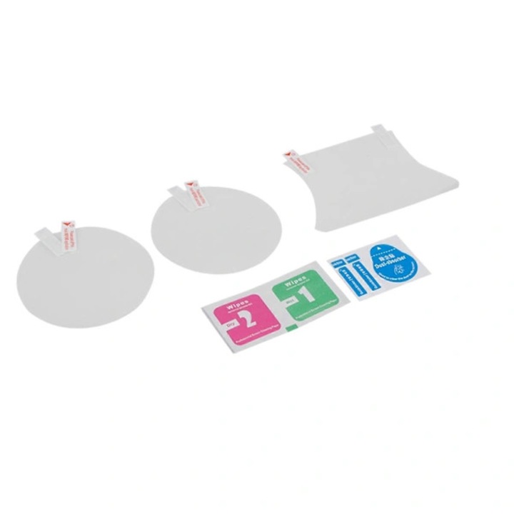 Set 3 bucati, folie protectoare bord auto pentru Jeep Wrangler JL 2018+, nanofilm, anti-zgariere, anti-praf, transparent, 3 x folie + 1 kit montaj