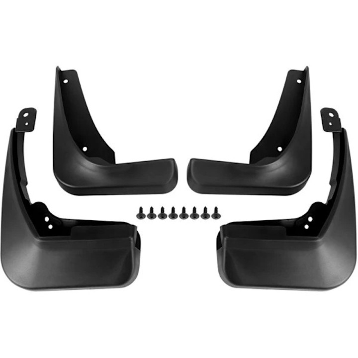 Set 4 paravanturi auto Opel 2008-2016 negru 10x15x22cm