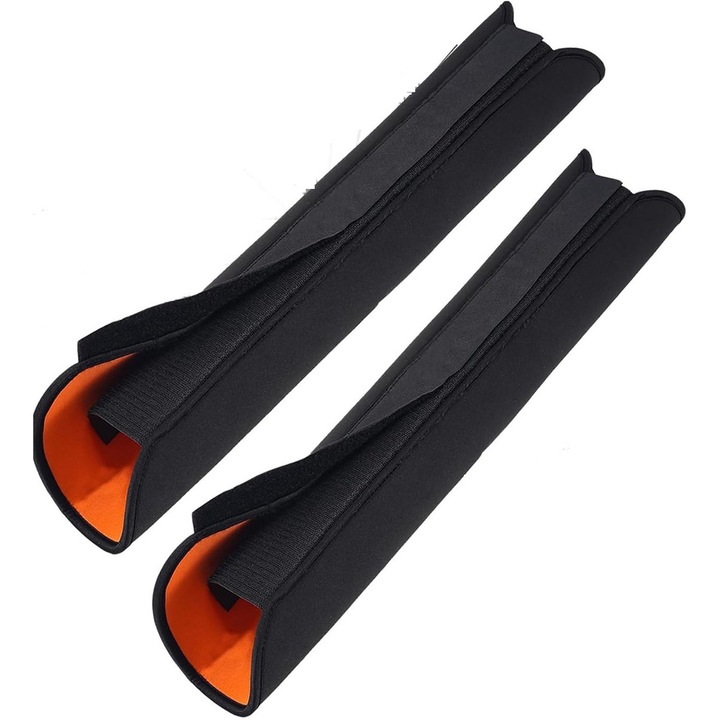 Husa pentru baterie e-bike, protectie izolanta din neopren, impermeabila si antipraf, 38 x 52 cm, portocaliu, 2 bucati