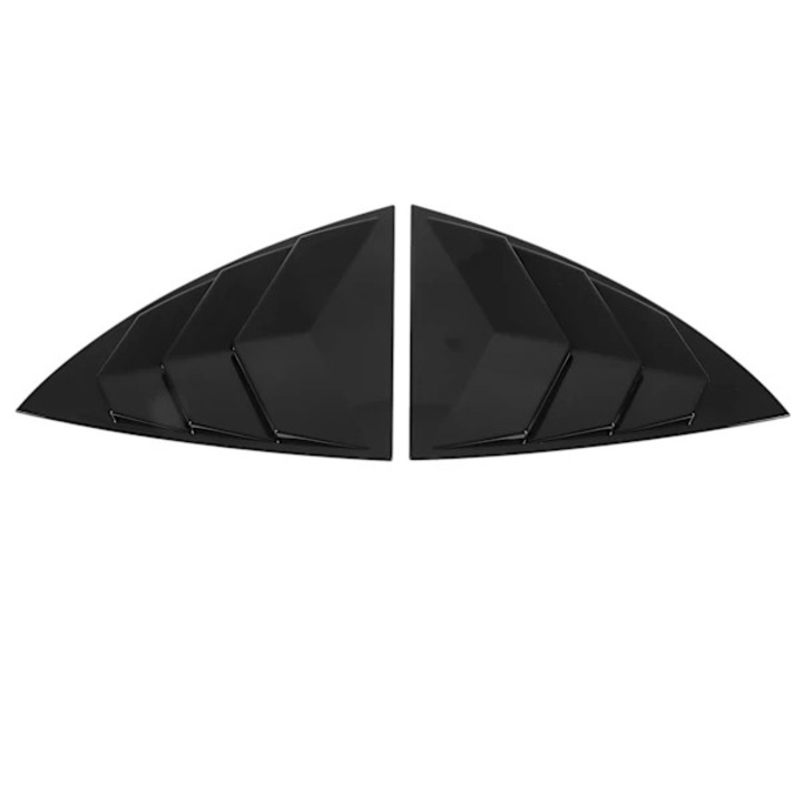Set 2 Spoilere Laterale Geam Tesla Model Y 2021-2023 ABS Negru