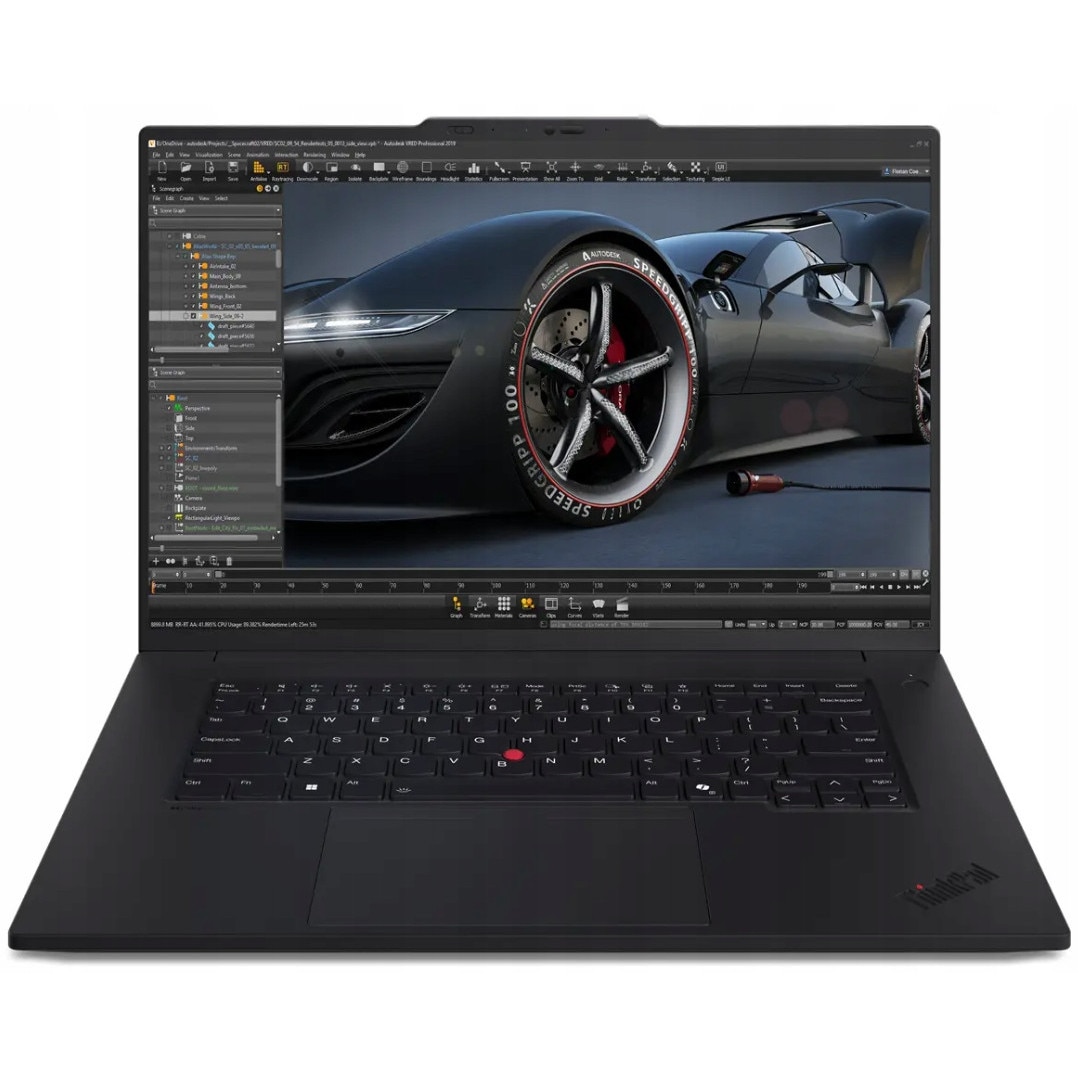 Laptop Lenovo ThinkPad P1 G7, Intel Core Ultra 9 185H, 64GB 512GB SSD, 16" WUXGA 1920*1200 IPS, Nvidia RTX 2000 Ada 8GB, Windows 11 Pro