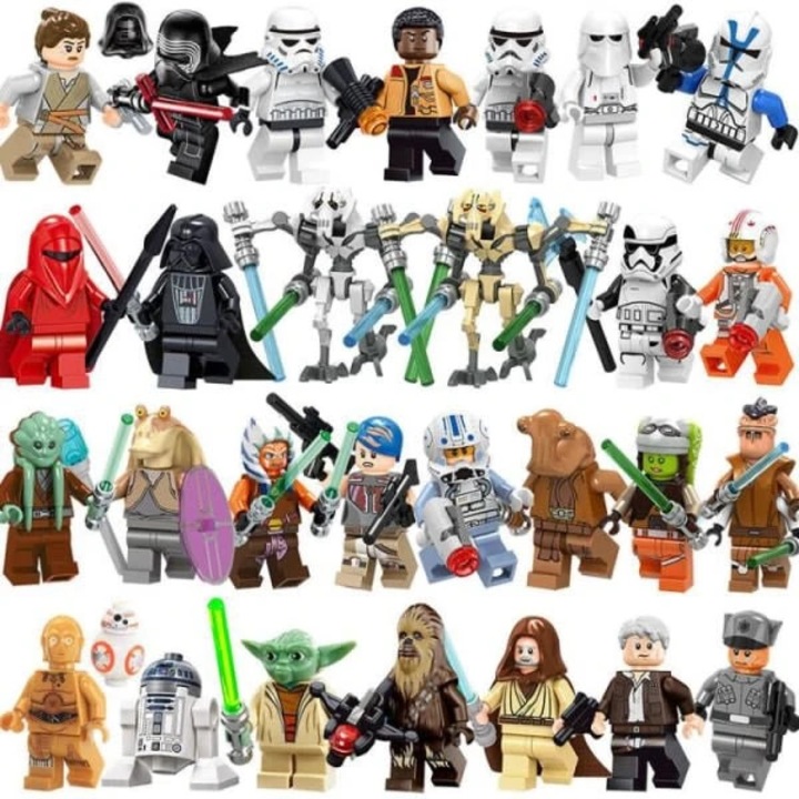 Конструктор Star Wars Luke Darth Vader Yoda многоцветен 8g