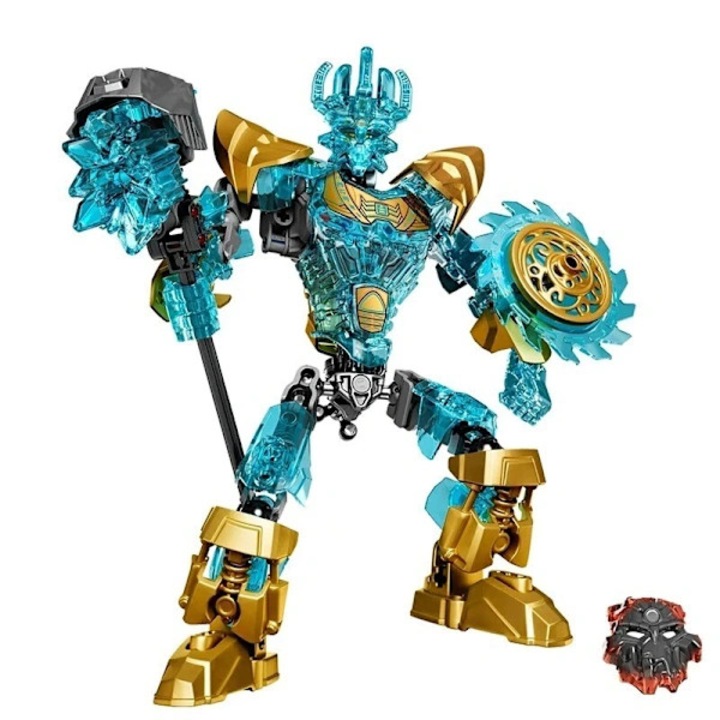 Védő katona robot építőszett, ABS műanyag, 6+ év