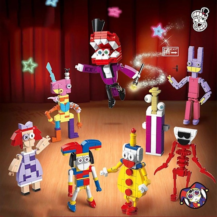 Комплект за конструиране 503 части Digital Circus Joker, пластмаса, многоцветен