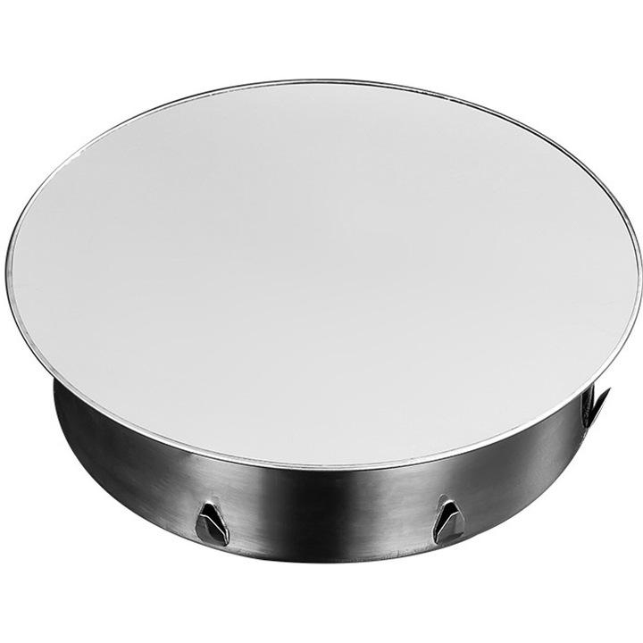 Capac de cos de fum 110 mm - Capac de cos de fum pentru seminee de gradina, potrivit pentru tevi, deschideri de cos si tuburi de cuptor, fabricat din otel inoxidabil