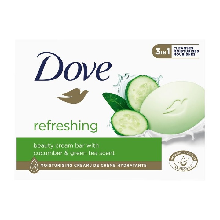 Сапун, Dove, Крем 90 g Освежаваща Краставица Зелен Чай