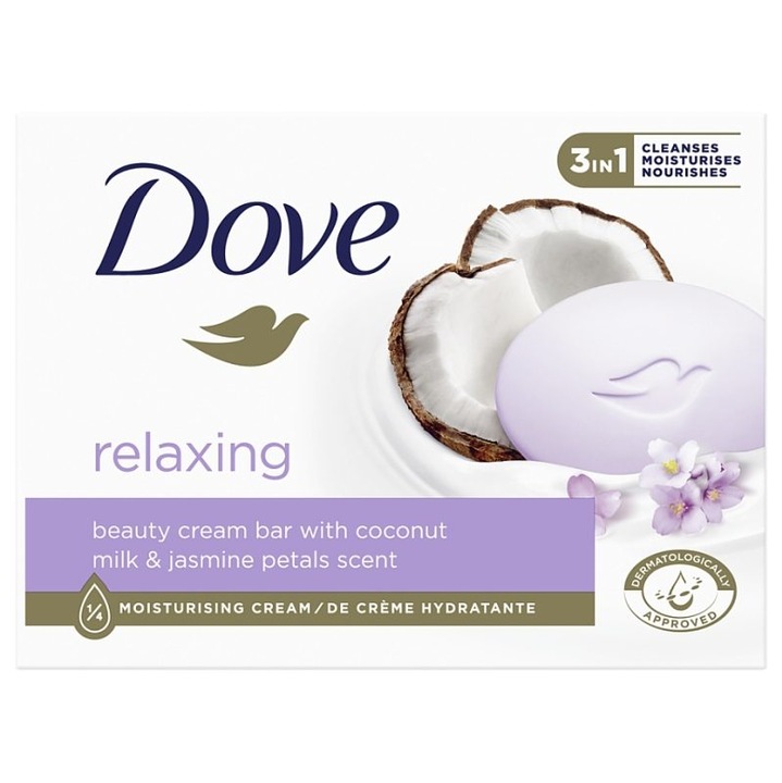 Сапун, Dove, Крем 90 g Relaxing Coconut Milk Jasmine