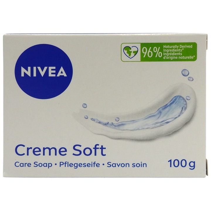 Szappan, Nivea, 6dbx100 g Creme Soft