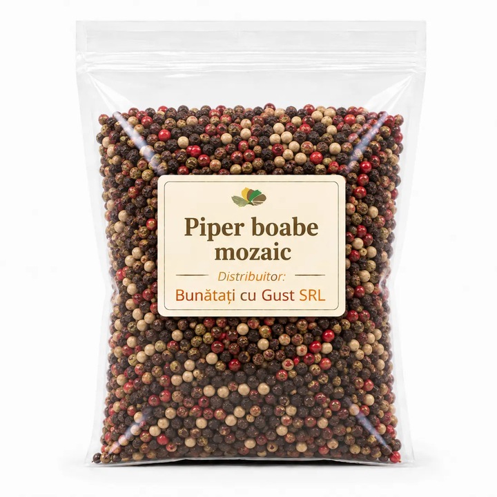 Piper mozaic boabe 50 g – amestec de piper