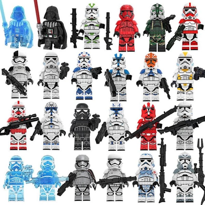 Star Wars 24 darabos minifigura készlet, többszínű, ABS műanyag