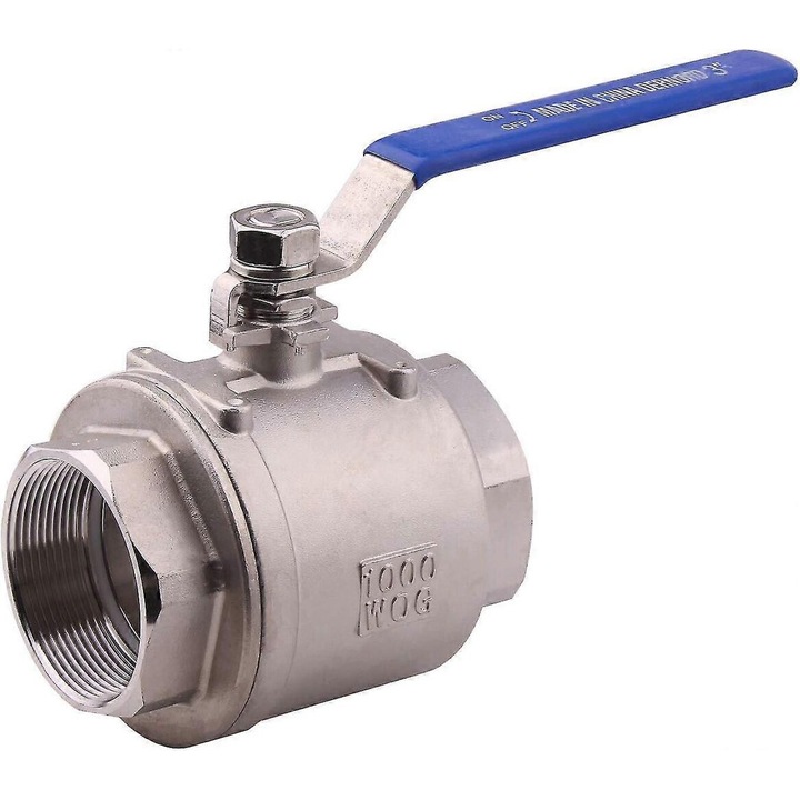 Golyóscsap, golyós szelep 3/8" NPT, teljes átömlésű, 304 rozsdamentes acélból, robusztus kivitel, inox