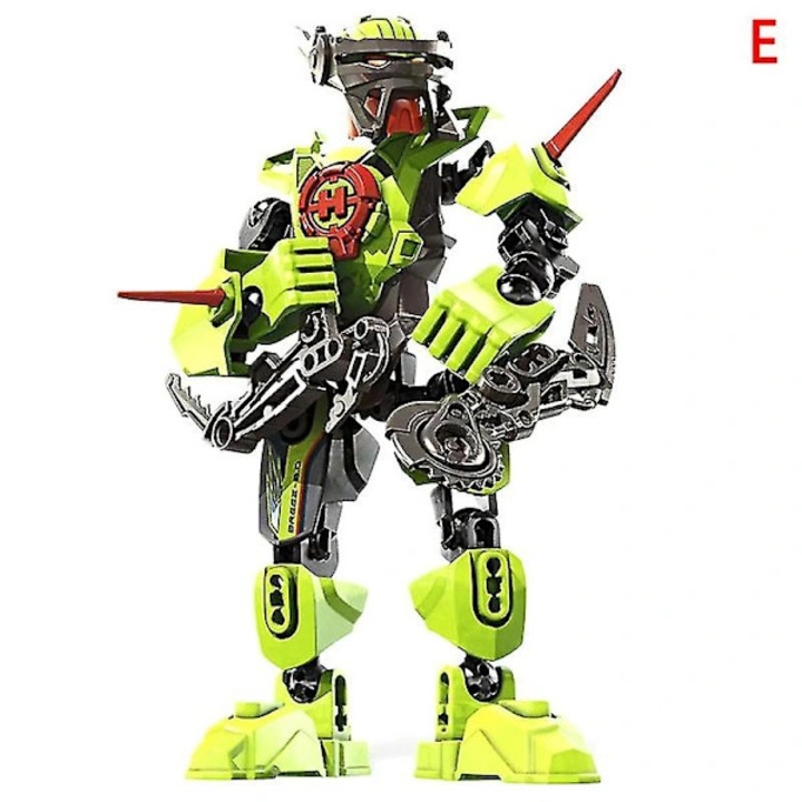 Bionicle zöld hős robot figura 1 darab építőelemek