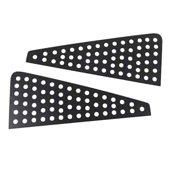 Protectie geam spate auto aluminiu negru 2 2007-2015
