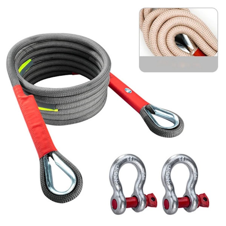 Vontatókötél 18t 4x150cm bézs acél és nejlon