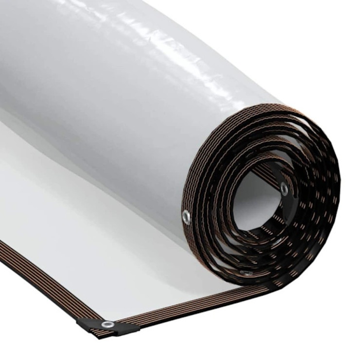 Prelata transparenta 1x10 m, polietilena, cu ochiuri, negru