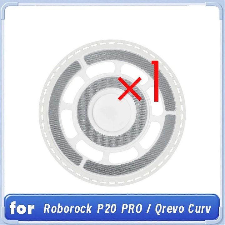 Suport laveta mop pentru aspirator robot Roborock P20 PRO Curv, plastic, 1 buc