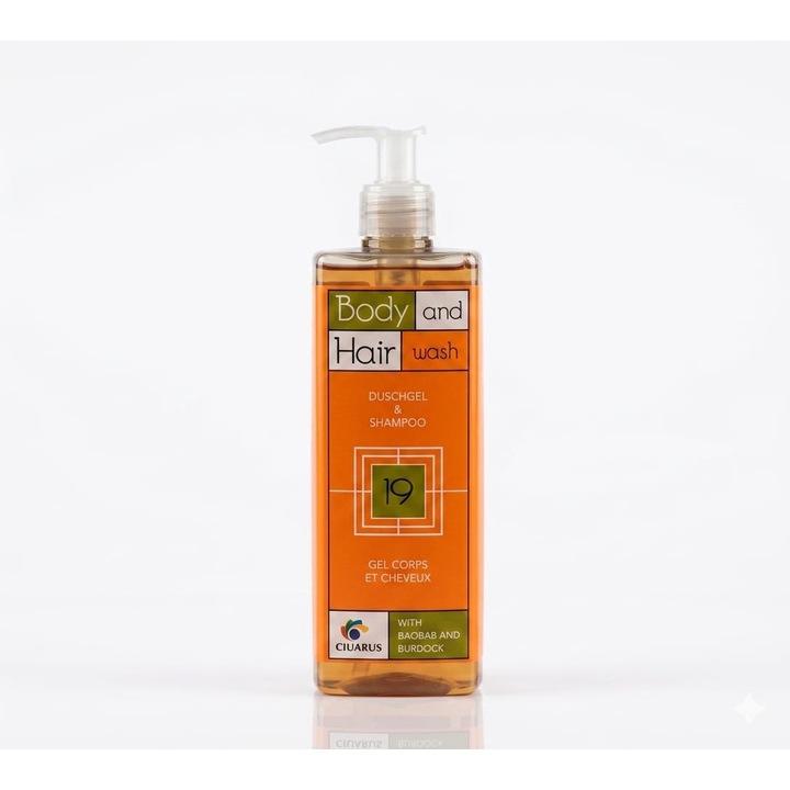 Gel de dus si Sampon Ciuarus 19 (480 ml) – Cu Extract de Baobab si Brusture