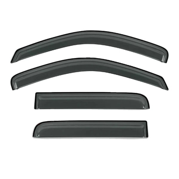 Deflectoare geam auto Mitsubishi L200 Triton 2019-2023, set 4 buc, negru mat, ABS