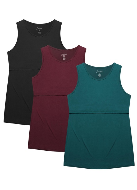 Maiou Alaptare Sosolism Fara Maneci Set 3 Piese Raion Marime universala