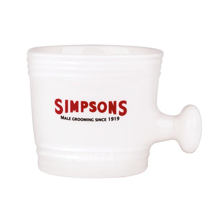 Bol pentru barbierit din ceramica Simpsons shaving mug pottery small