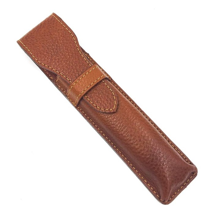 Husa de Calatorie din Piele pentru Brici Parker LPSTBRN
