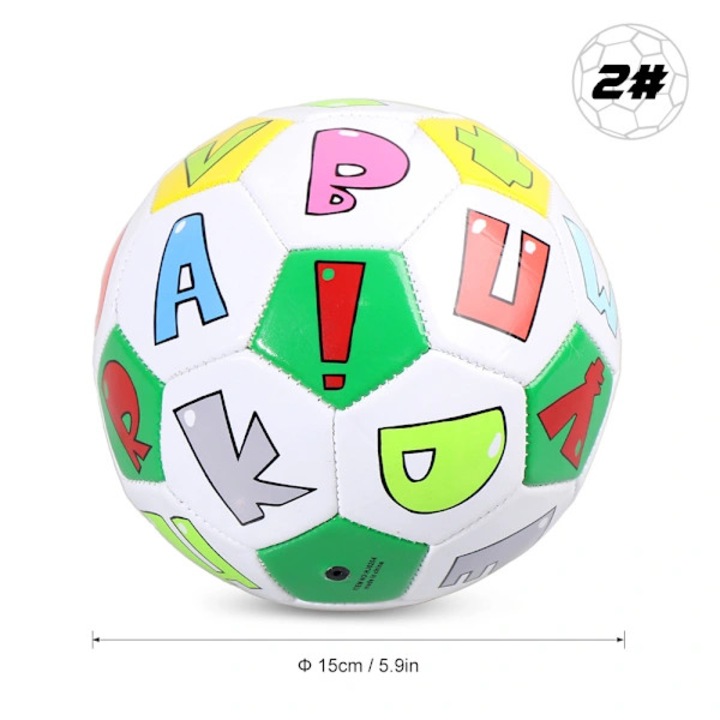 Minge fotbal gonflabil copii, 15cm, multicolor, usoara