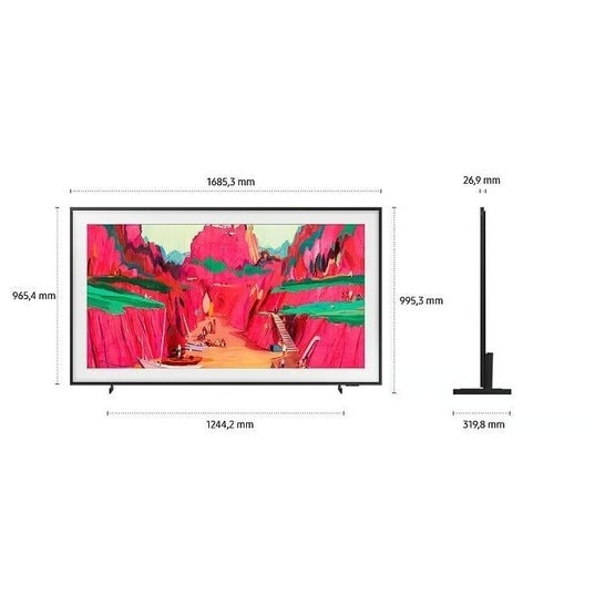 Televizor Samsung Neo QLED GQ75LS03FWUXZG, 189 cm, 4K UHD, HDR, Smart TV, control vocal (Alexa, Samsung Bixby), 100 Hz