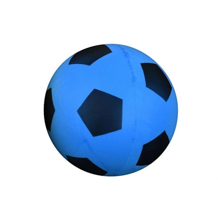Pre-Sport UTRD2330 futball labda, bevonatos habból, tartós és könnyű, beltéri/kültéri használatra, kék/fekete, 1 db
