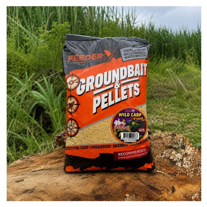 Nada FeederX Wild Carp Plus Usturoi, 1, 5 kg