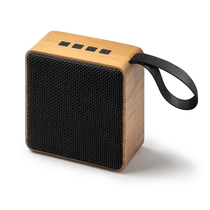 Boxa portabila Bemol, wireless, putere 3W, bass, incarcare usb tip C, redare usb/micro SD, baterie 800 mAh