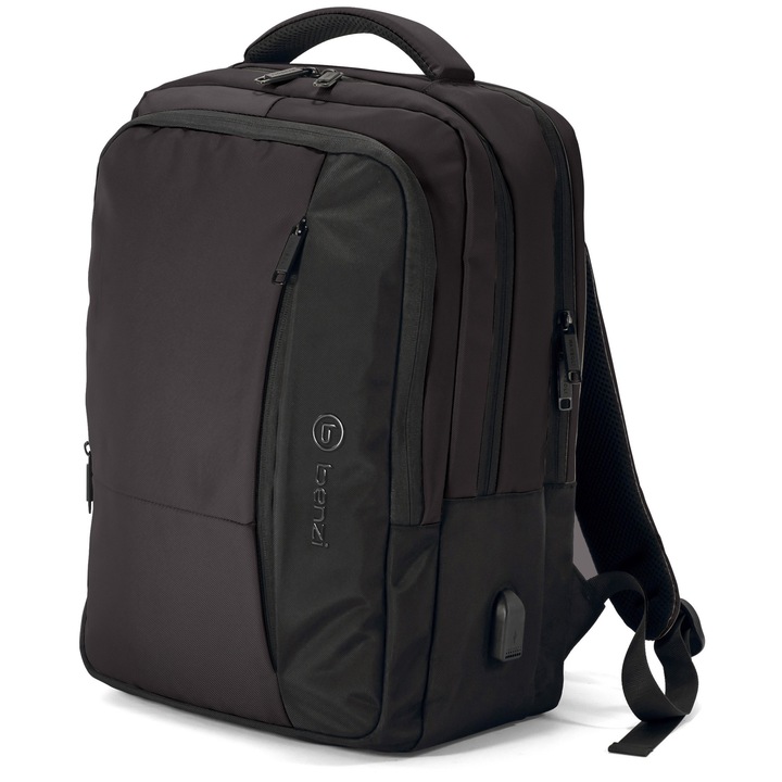 Rucsac Laptop 15.6" Benzi, 40x28x18 cm, Wizz Air/Ryanair, BZ 5882, Negru