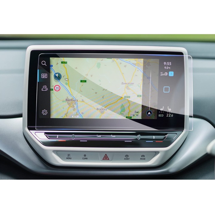 GAFAT navigációs üvegfólia, VW ID.4 ID.5 ID.Buzz 12", 9H, 0.23mm