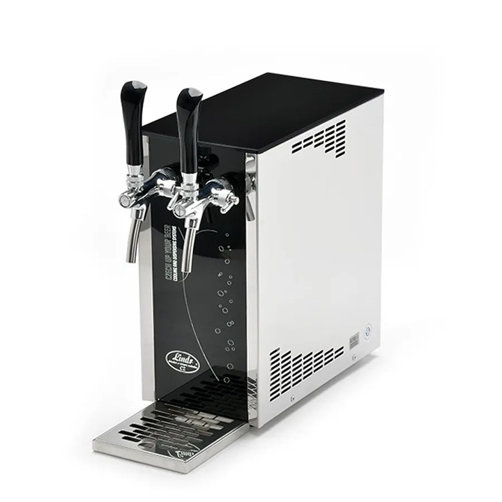 Racitor de bere Beertogo PYGMY 25/K Exclusive, cu compresor, pentru 2 sortimente, panou iluminat